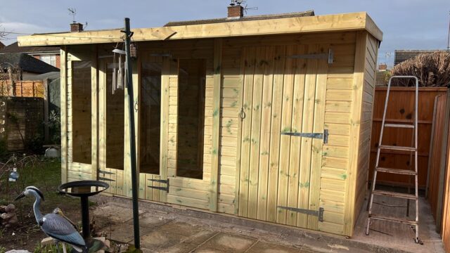 13 X 6 Heavy Duty Pent Combi Summerhouse