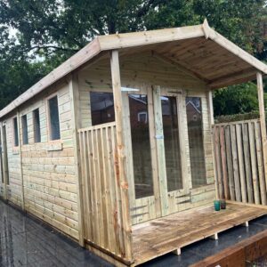 20 x 8 Heavy Duty Apex Summerhouse