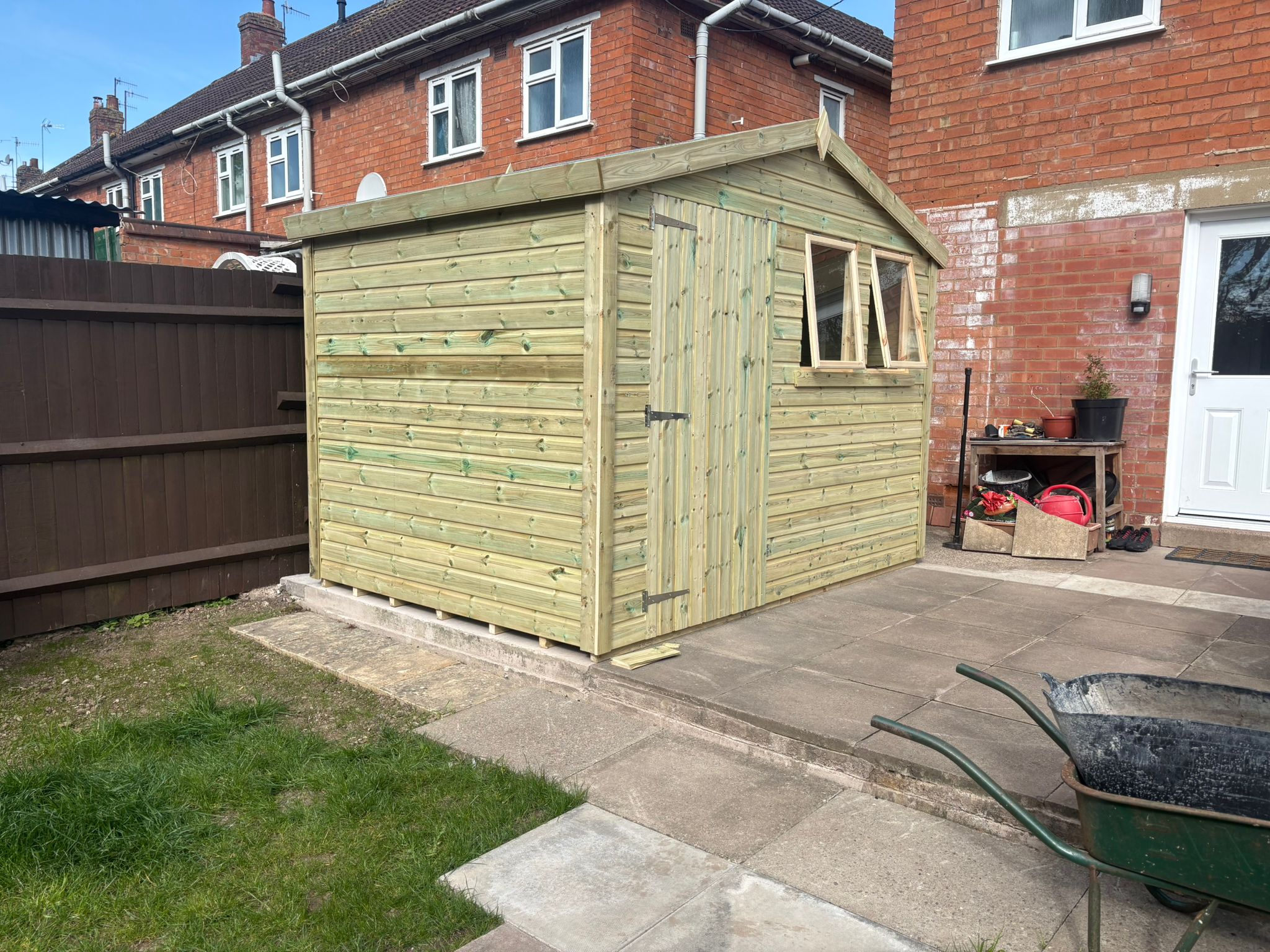 10 x 7 Reverse Apex Shed 10 x 7 Reverse Apex Shed