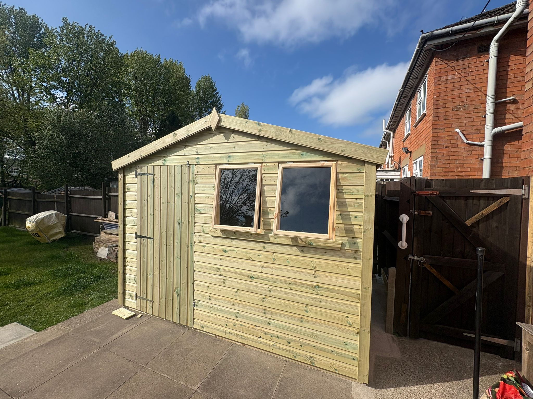 10 x 7 Reverse Apex Shed 10 x 7 Reverse Apex Shed